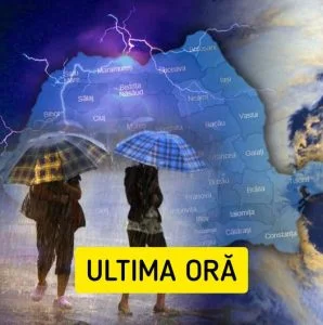 Vremea se schimbă radical: ANM anunță că un ciclon se va abate asupra României și va aduce cu el furtuni…
