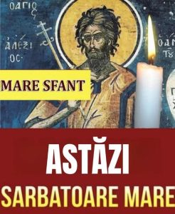 Mare Sfânt vindecător pe 17 martie, în calendarul ortodox. Nu se spală în această zi. Ce rugăciune este bine sa…