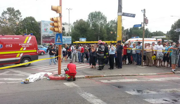 Accident femeie si copil spulberati