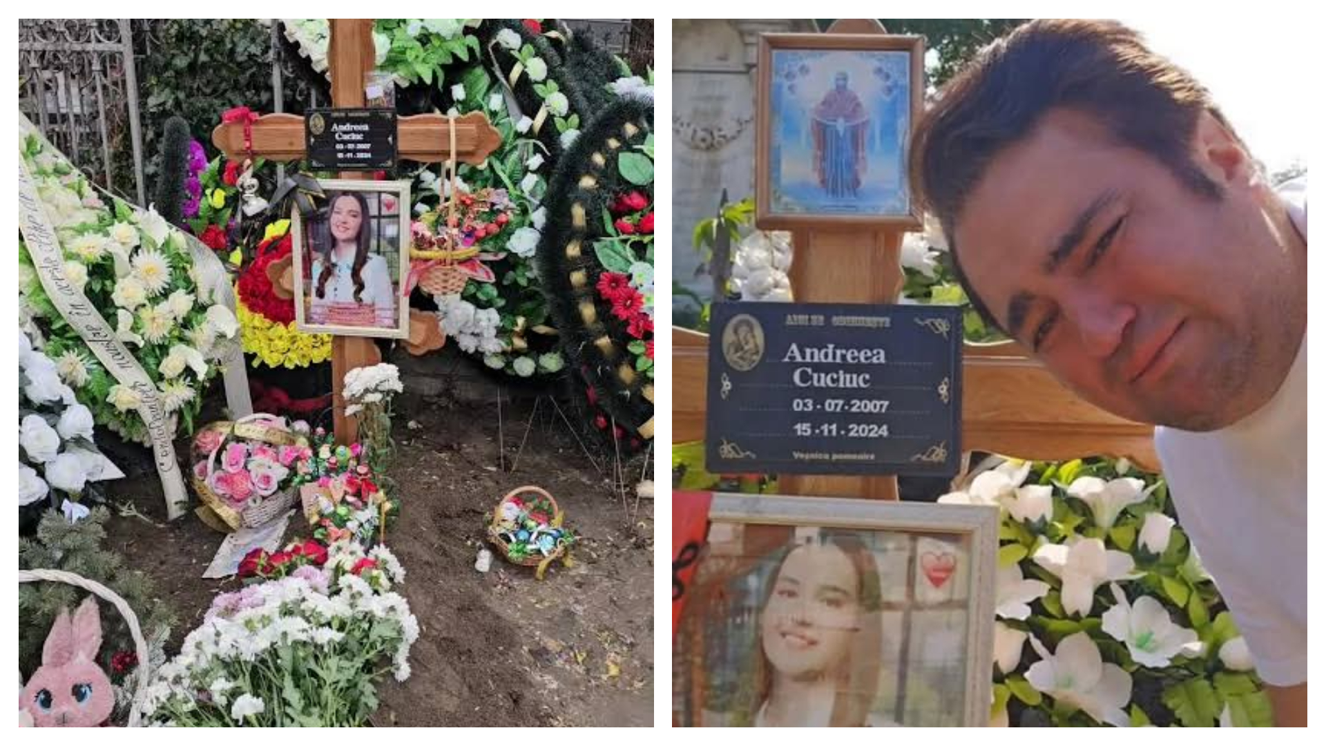 Igor Cuciuc a găsit MORMÂNTUL fiicei sale vandalizat, iar martorii spun că s-au făcut...