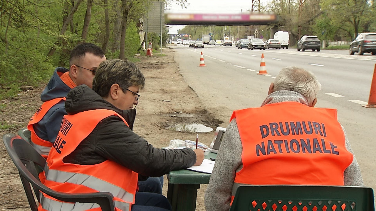 Mii de angajați CNAIR au ieșit pe șosele pentru a MĂSURA...