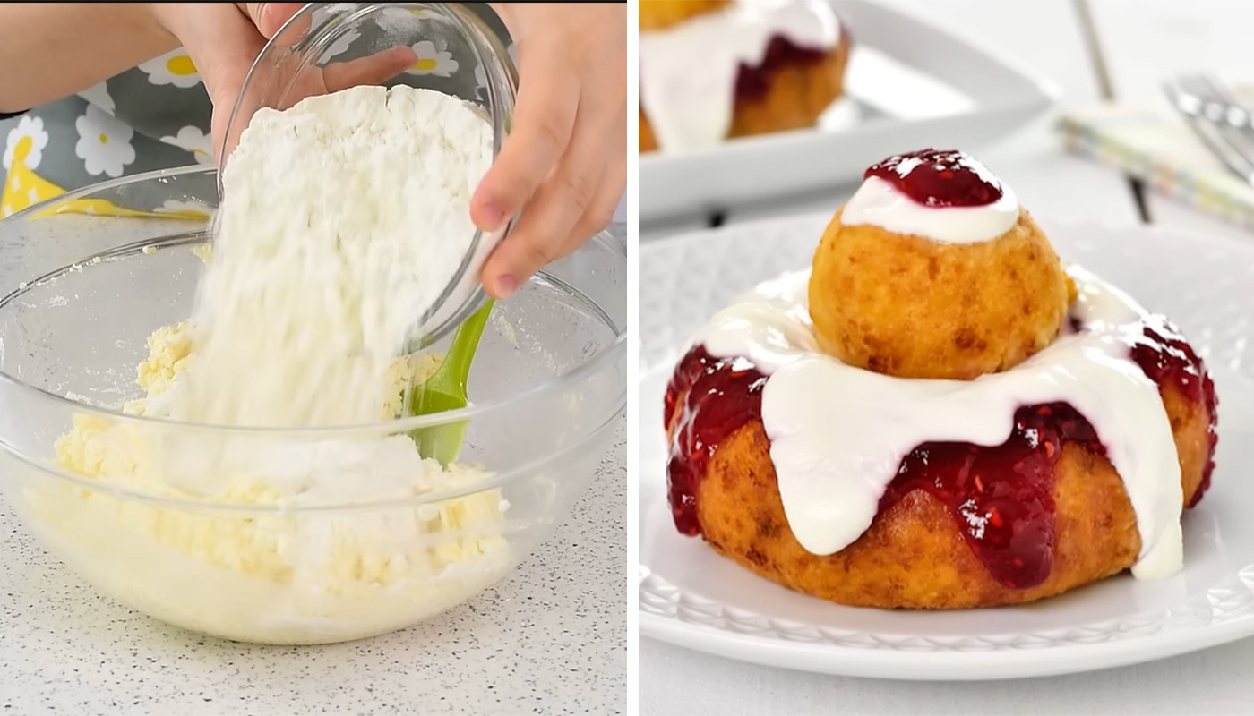 SECRETUL pentru papanași pufoși: La fiecare 100g de brânză trebuie să adaugi exact…