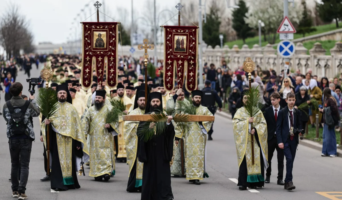 Toți pelerinii de Florii au primit un OBIECT SIMBOLIC sfințit, chiar înainte de…