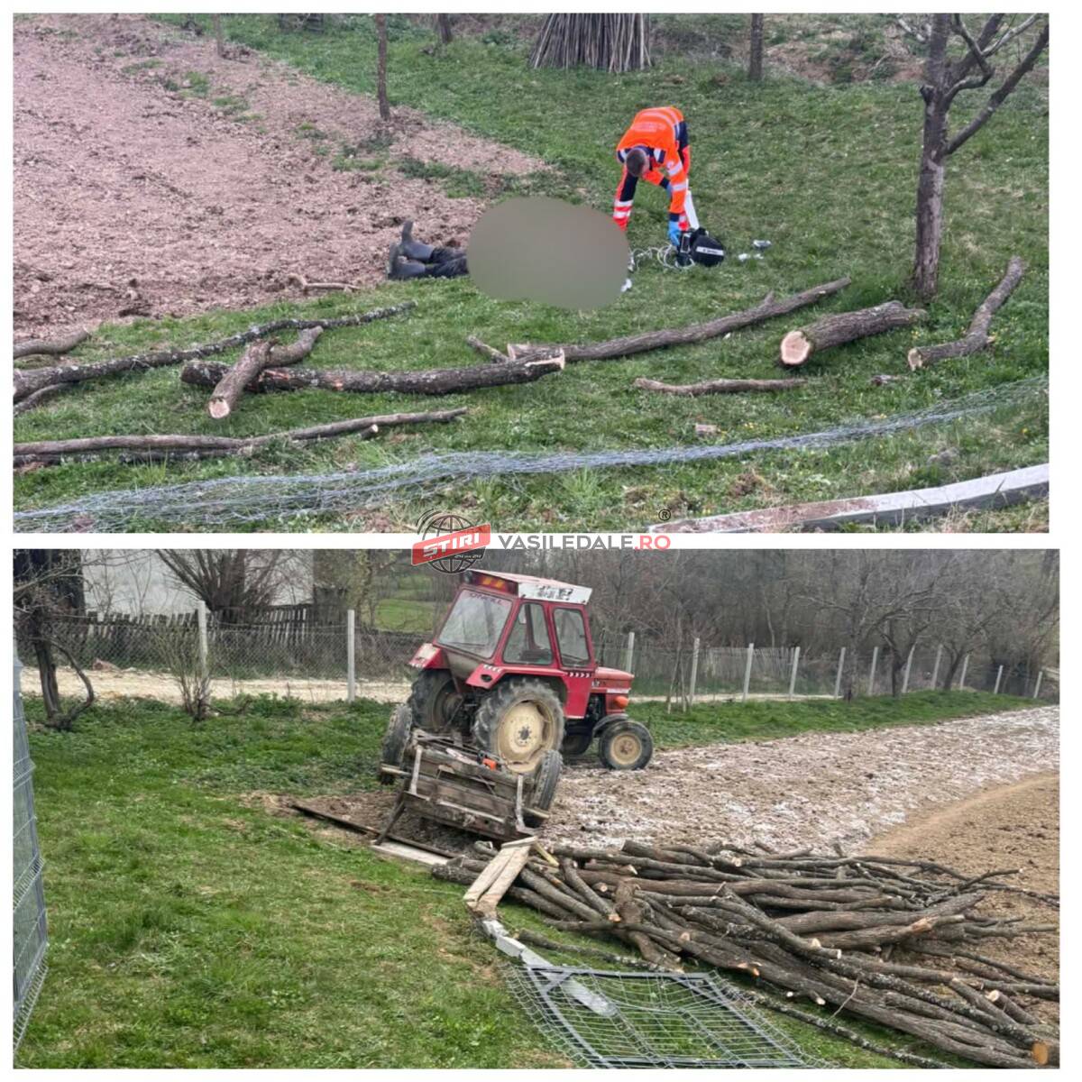 Tragedie după ce un tractor s-a RĂSTURNAT, iar aparatul etilotest a indicat...