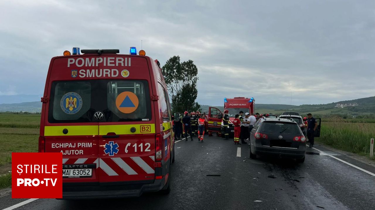 PLAN ROȘU după un accident cu 13 persoane, însă la spital au ajuns doar…