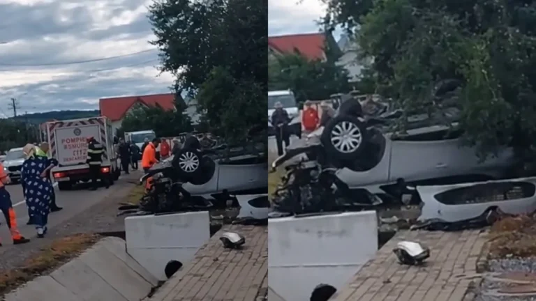 Sfârșit cumplit pentru un șofer din Suceava! A fost aruncat prin parbriz după ce s-a izbit violent de un cap de pod