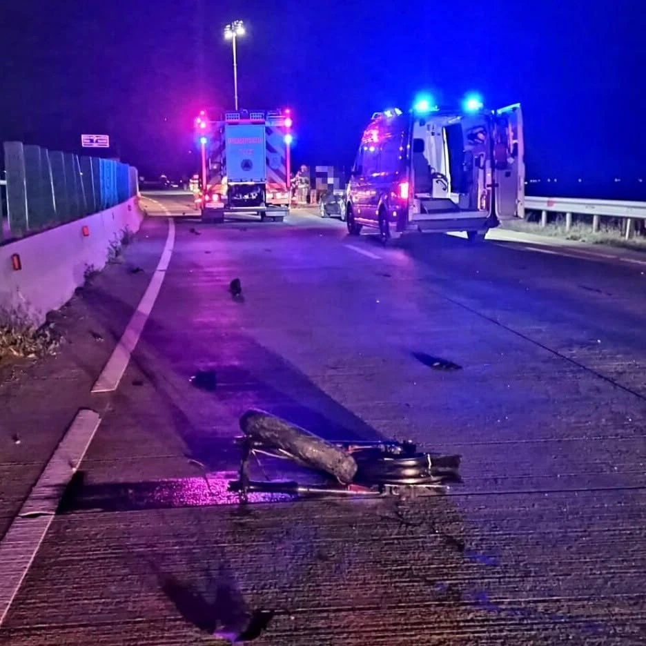 Accident mortal în Giurgiu. Un motociclist de 23 de ani și-a pierdut viața după ce a intrat cu vehiculul într-un parapet