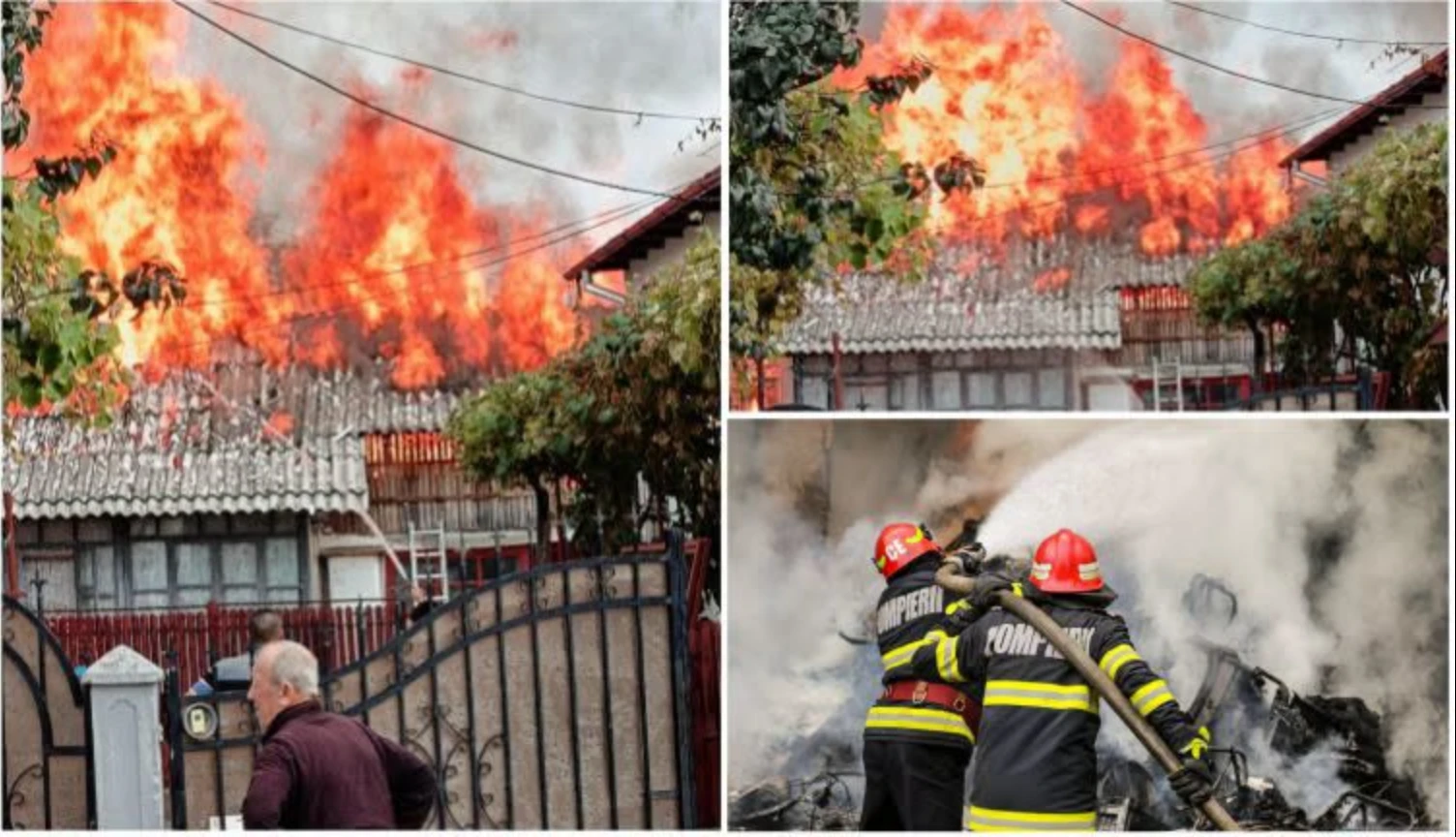 ACUM! TRAFIC paralizat! INCENDIU VIOLENT