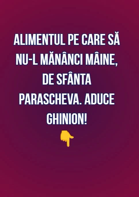 ATENȚIE, credincioși! Ce este INTERZIS să mănânci de Sfânta Parascheva! Aduce GHINION!